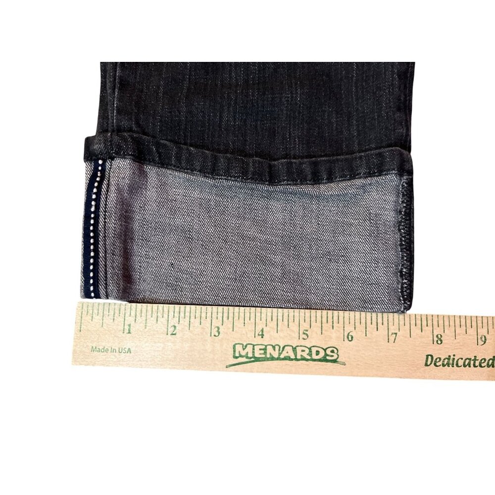LL Bean Favorite Crop Jeans Womens 4P Black Used - Picture 11 of 12